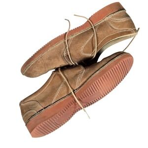 Mens Timberland‎ Brown Suede Leather Lace Up Casual Dress Shoes Oxfords